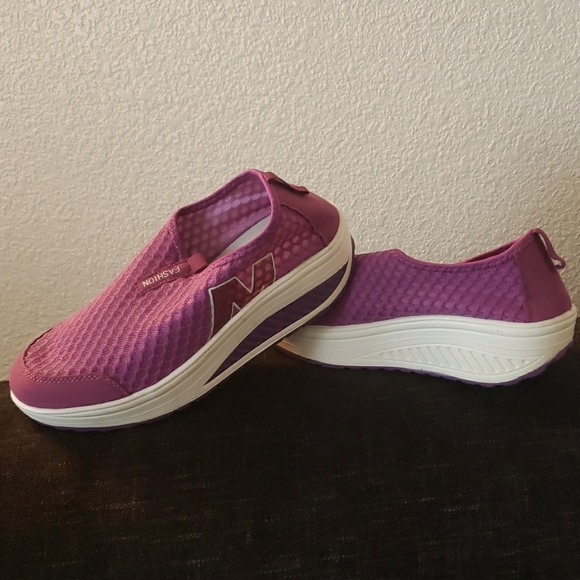 Saguaro Mesh Walking, orthopedic sock sneaker wegde Size 39 color Fushia. - Picture 2 of 12